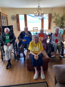 Bonding with the group!